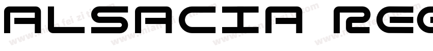 Alsacia Regular字体转换